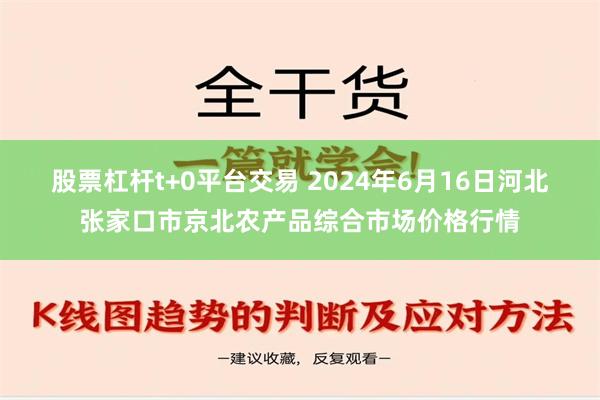 股票杠杆t+0平台交易 2024年6月16日河北张家口市京北农产品综合市场价格行情