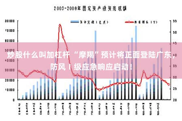 炒股什么叫加杠杆 “摩羯”预计将正面登陆广东，防风Ⅰ级应急响应启动！