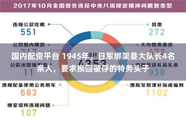 国内配资平台 1945年，日军绑架县大队长4名亲人，要求换回被俘的特务头子