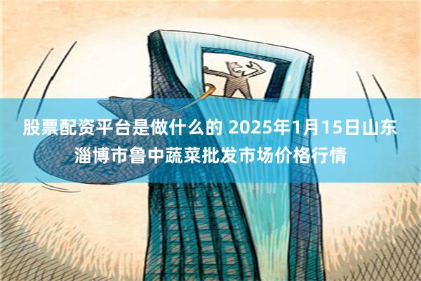 股票配资平台是做什么的 2025年1月15日山东淄博市鲁中蔬菜批发市场价格行情